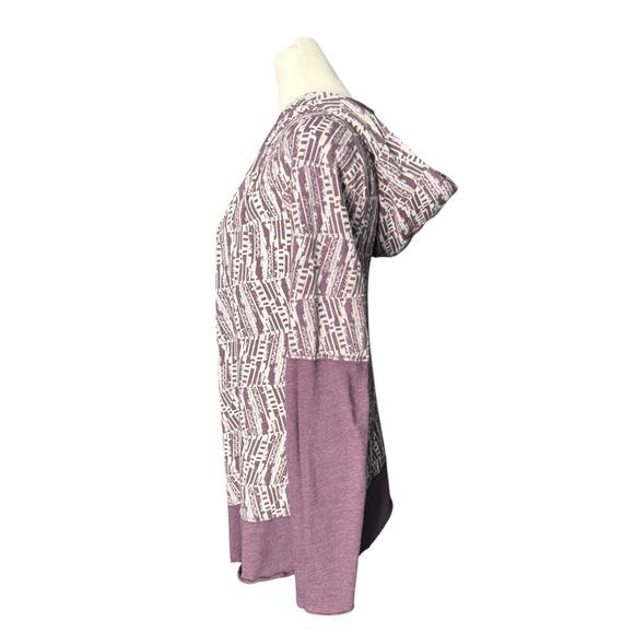 Prana Womens Medium Graceful Wrap Organic Cotton Rich Fuchsia Hoodie Cardigan - Picture 4 of 11